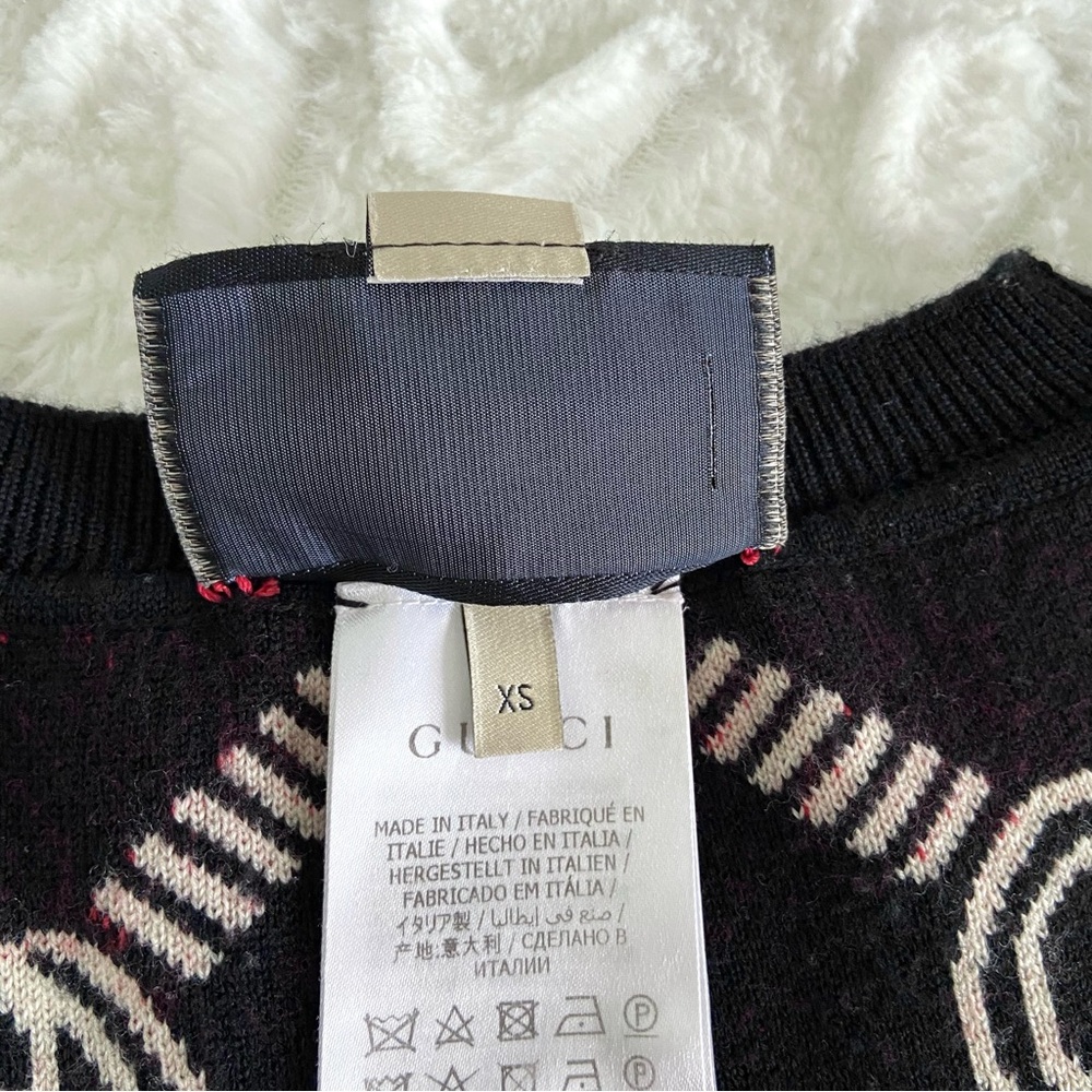 GUCCI Reversible Interlocking G Wool Sweater - image 7